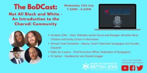 Board of Deputies - Flyer advertising podcast